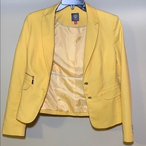 Vince Camuto Womens Yellow Blazer